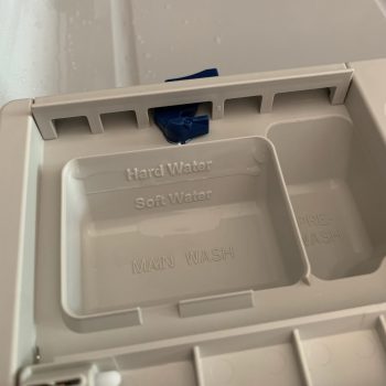 Use less soap with soft water